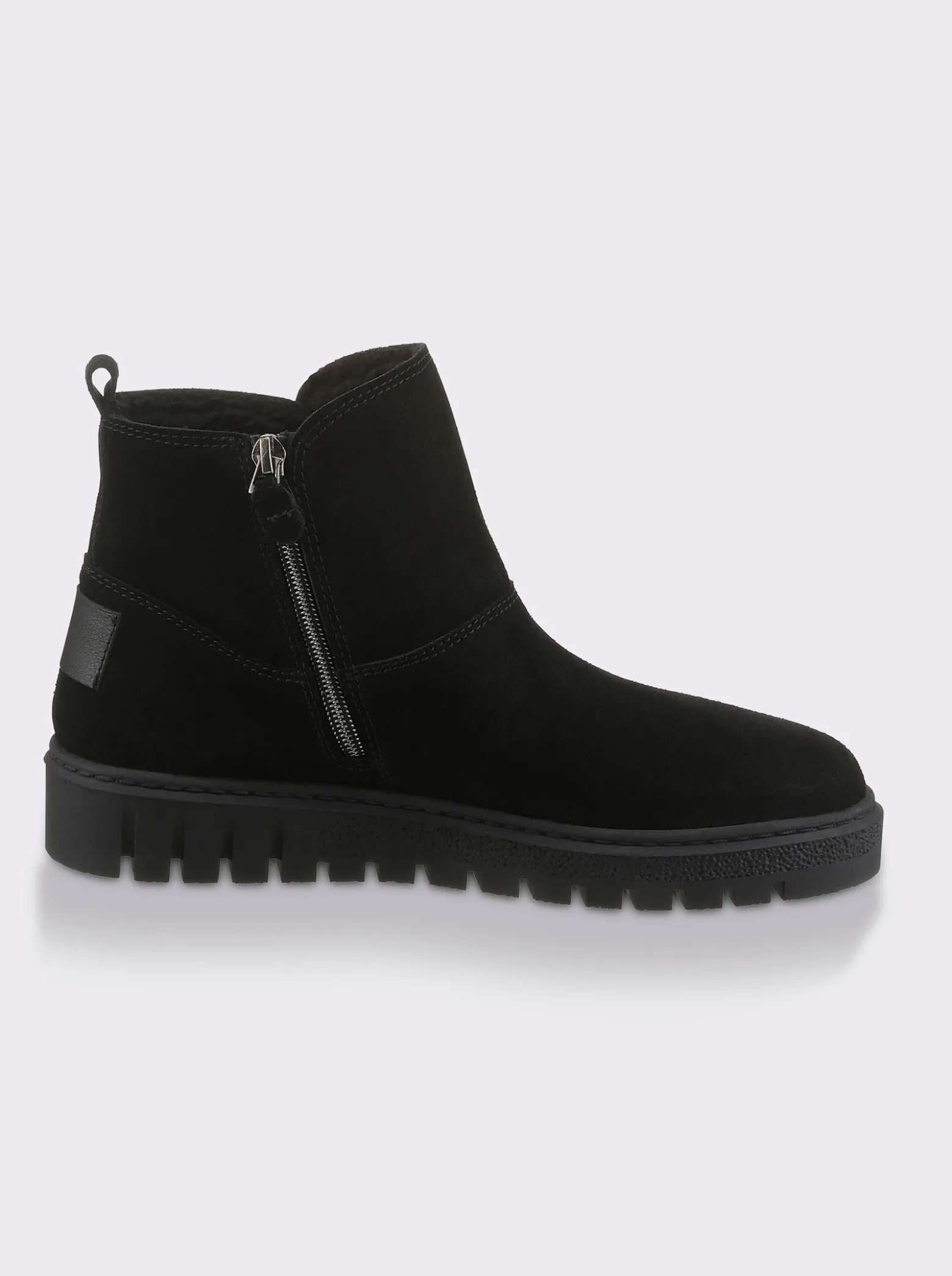Stiefelette mit seitlichem Reißverschluss