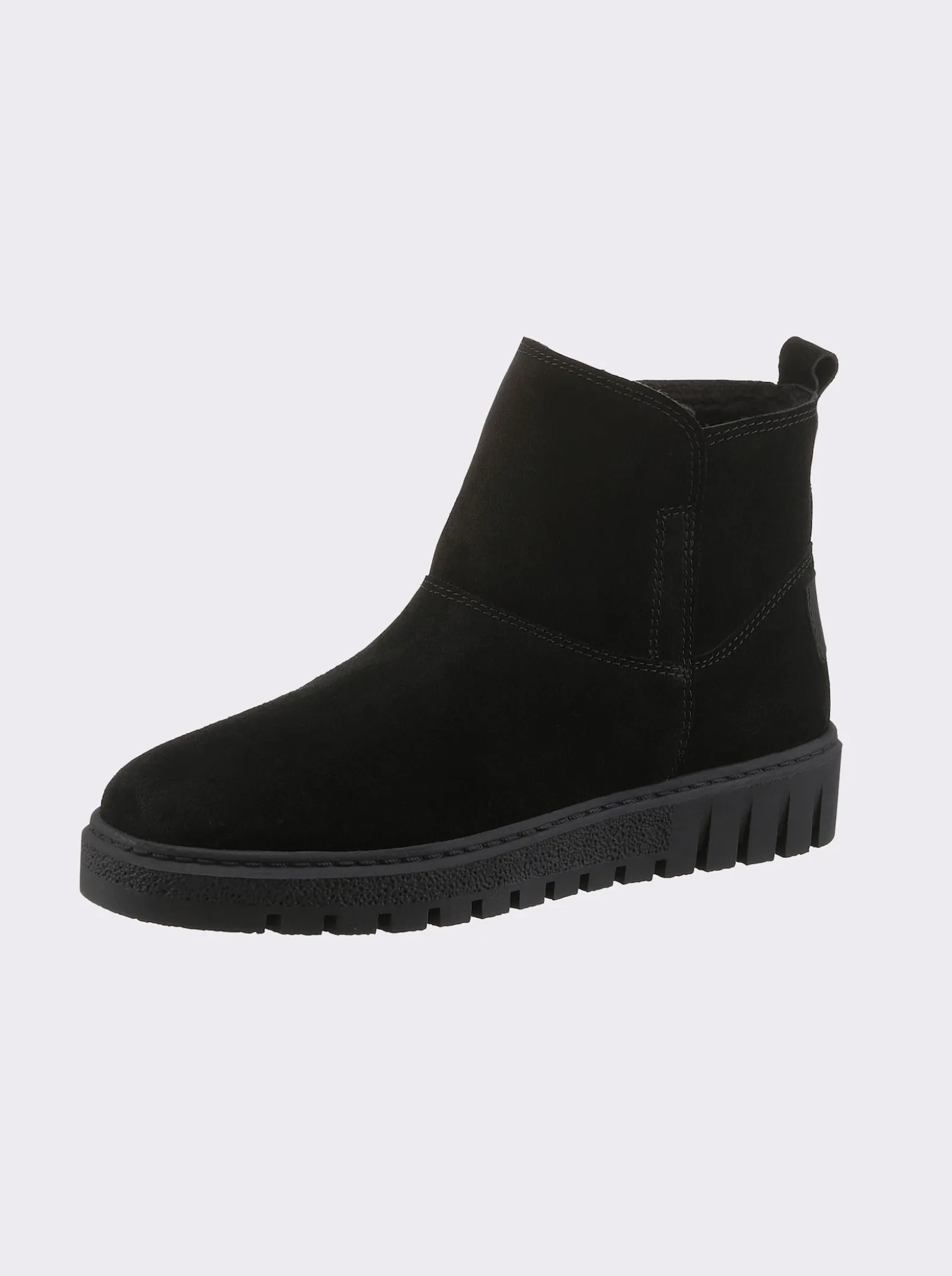 Stiefelette mit seitlichem Reißverschluss