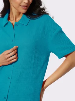 Strandbluse in Musselin-Qualität