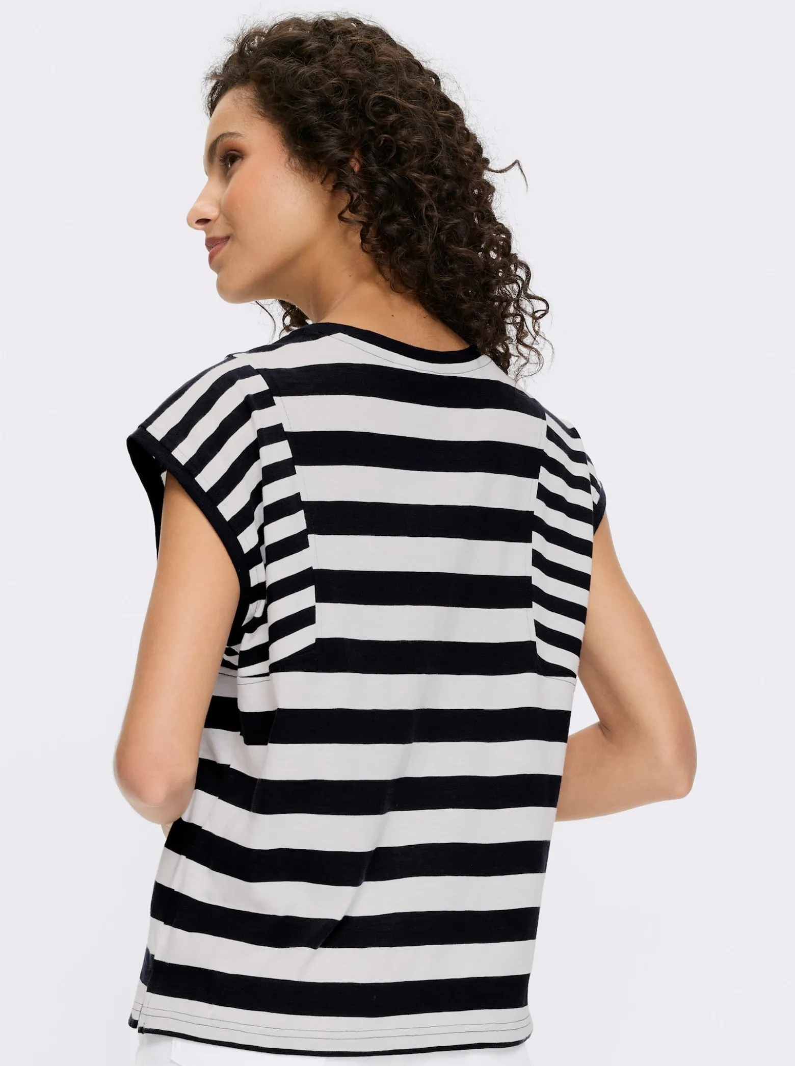 Streifenshirt aus Flammgarn