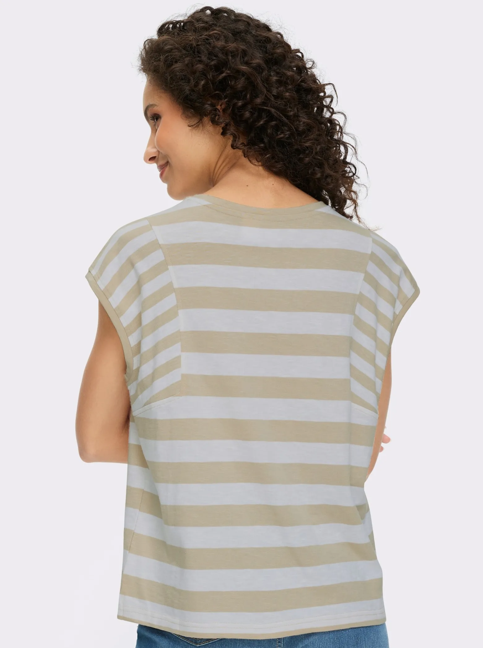 Streifenshirt aus Flammgarn