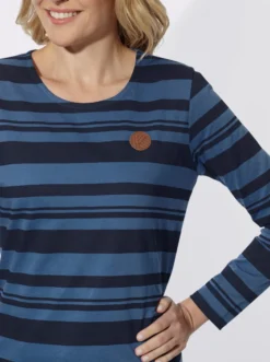 Streifenshirt mit Rundhals-Ausschnitt