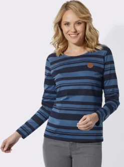 Streifenshirt mit Rundhals-Ausschnitt