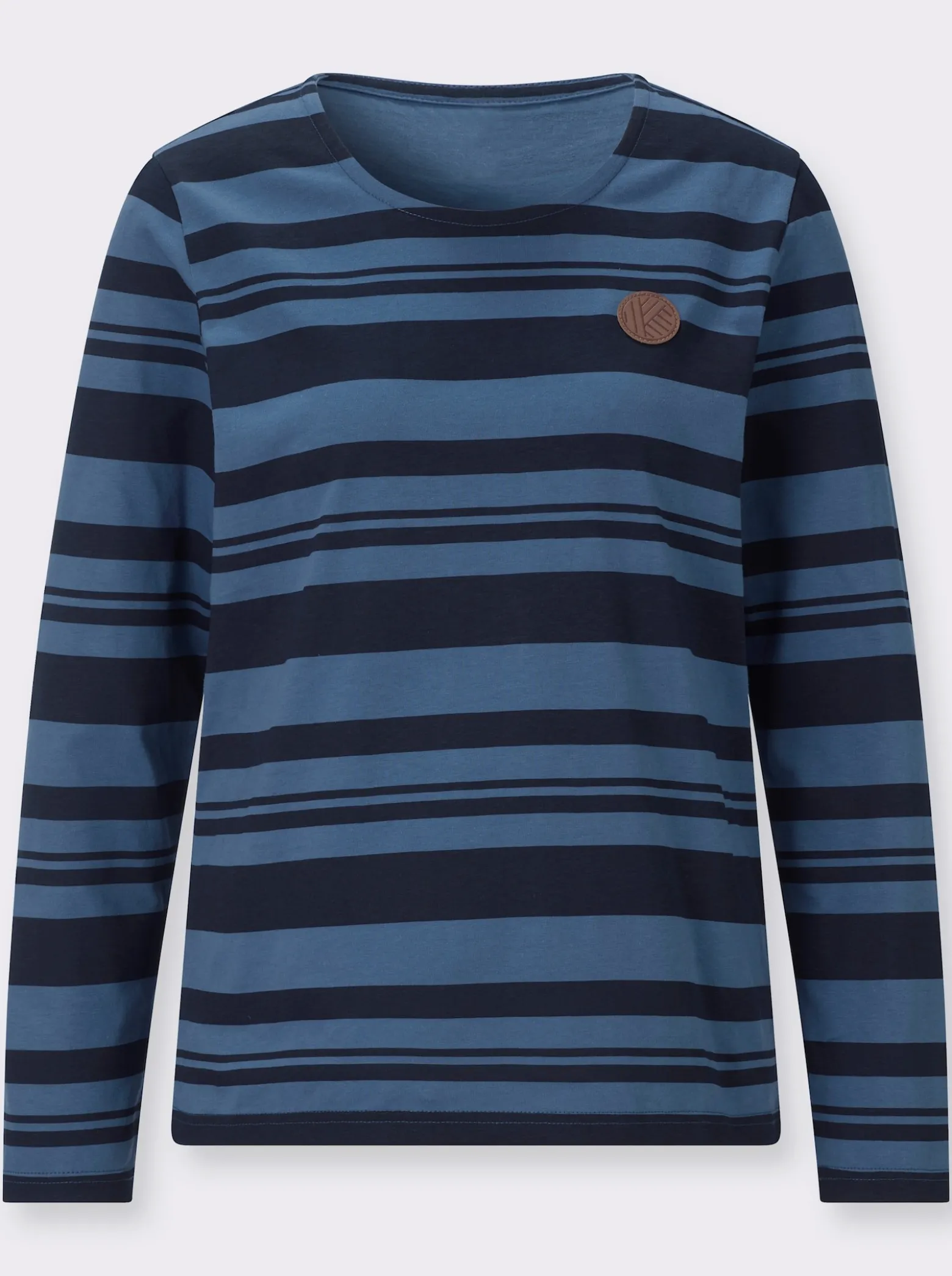 Streifenshirt mit Rundhals-Ausschnitt