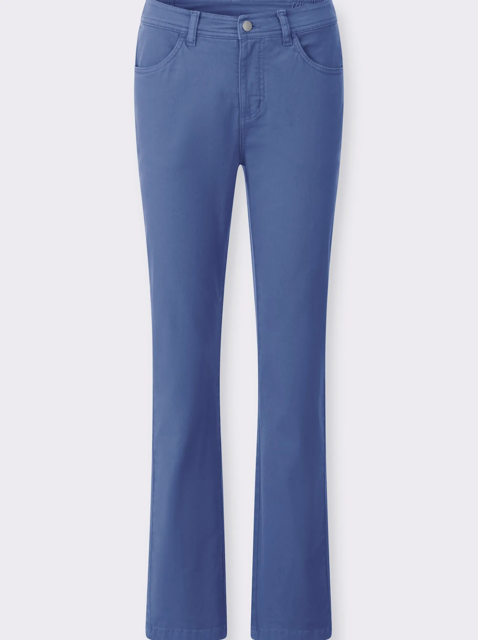 Stretch-Hose mit Biesen an den Gesäßtaschen