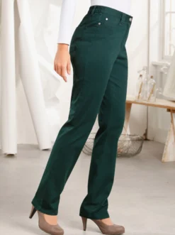 Stretch-Hose mit Nieten an den Taschen