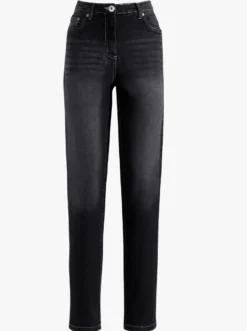 Stretch-Jeans in Used-Optik