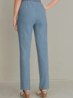 Stretch-Jeans mit Rundum-Dehnbund