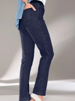 Stretch-Jeans mit Rundum-Dehnbund