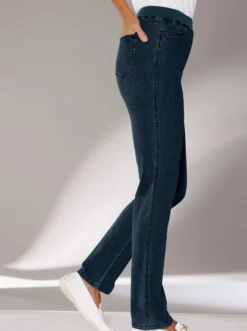 Stretch-Jeans mit Rundum-Dehnbund