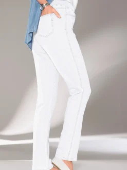 Stretch-Jeans mit Rundum-Dehnbund