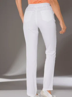 Stretch-Jeans mit Rundum-Dehnbund