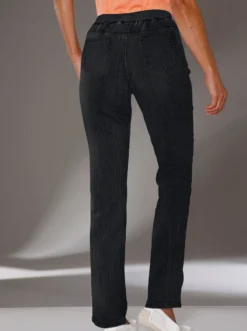 Stretch-Jeans mit Rundum-Dehnbund
