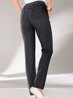 Stretch-Jeans mit Rundum-Dehnbund