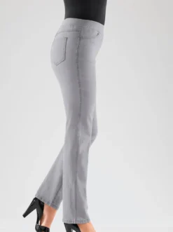 Stretch-Jeans mit Rundum-Dehnbund
