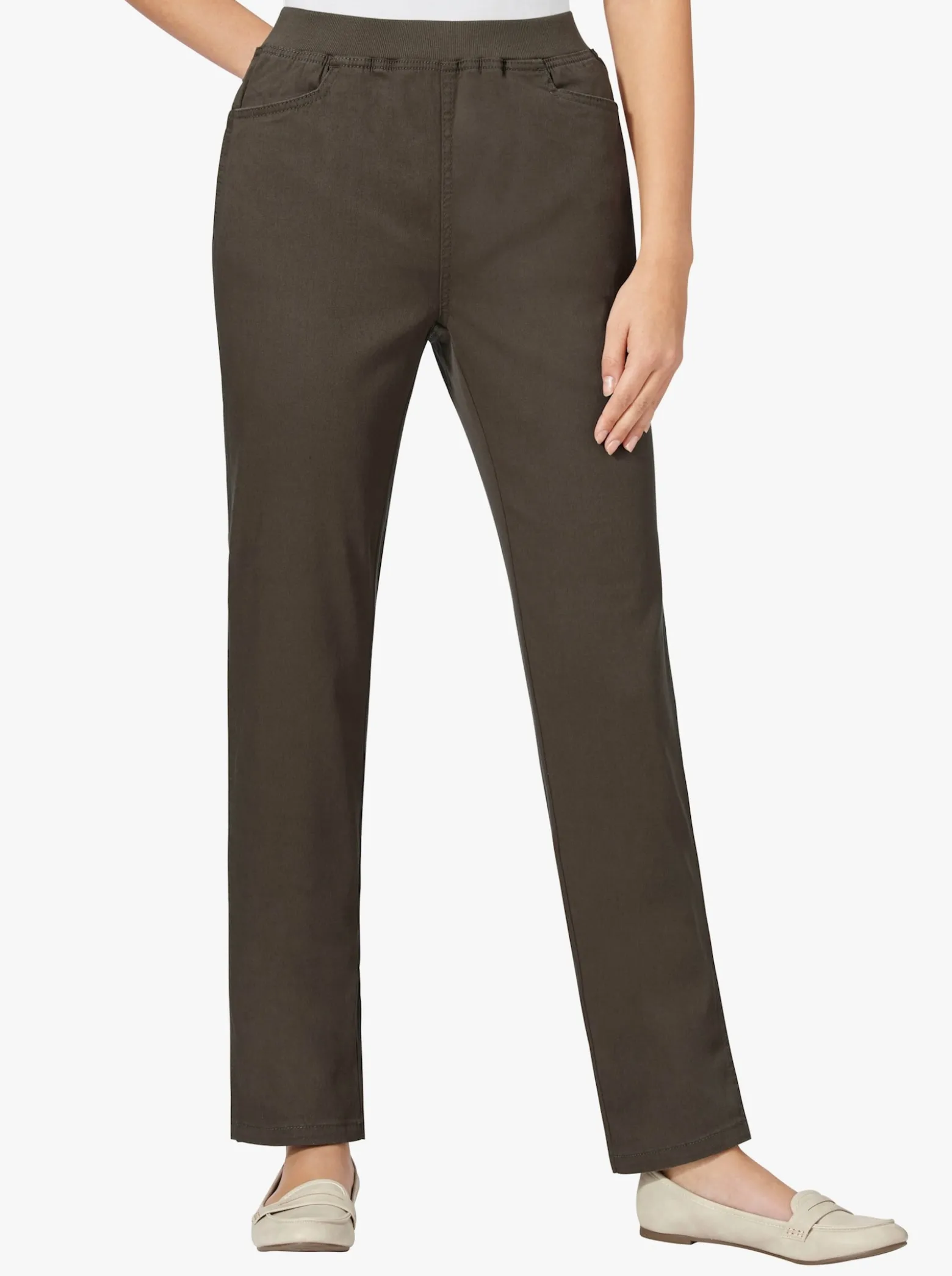 Stretch-Jeans mit Rundum-Dehnbund
