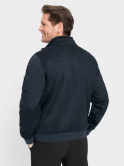 Strickfleece-Jacke