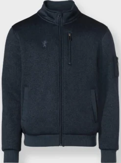 Strickfleece-Jacke