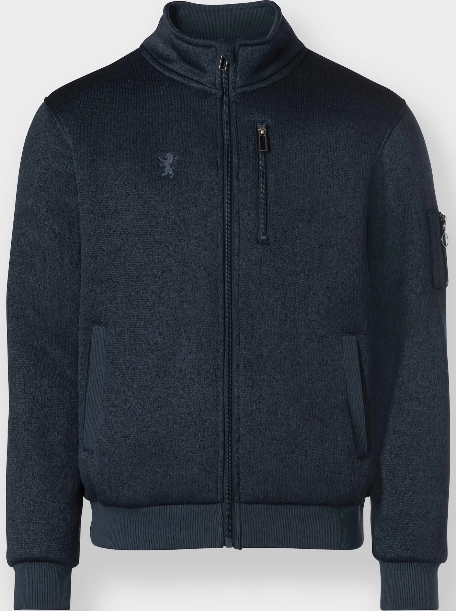 Strickfleece-Jacke