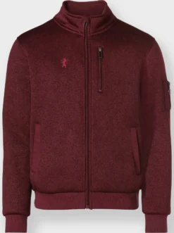 Strickfleece-Jacke