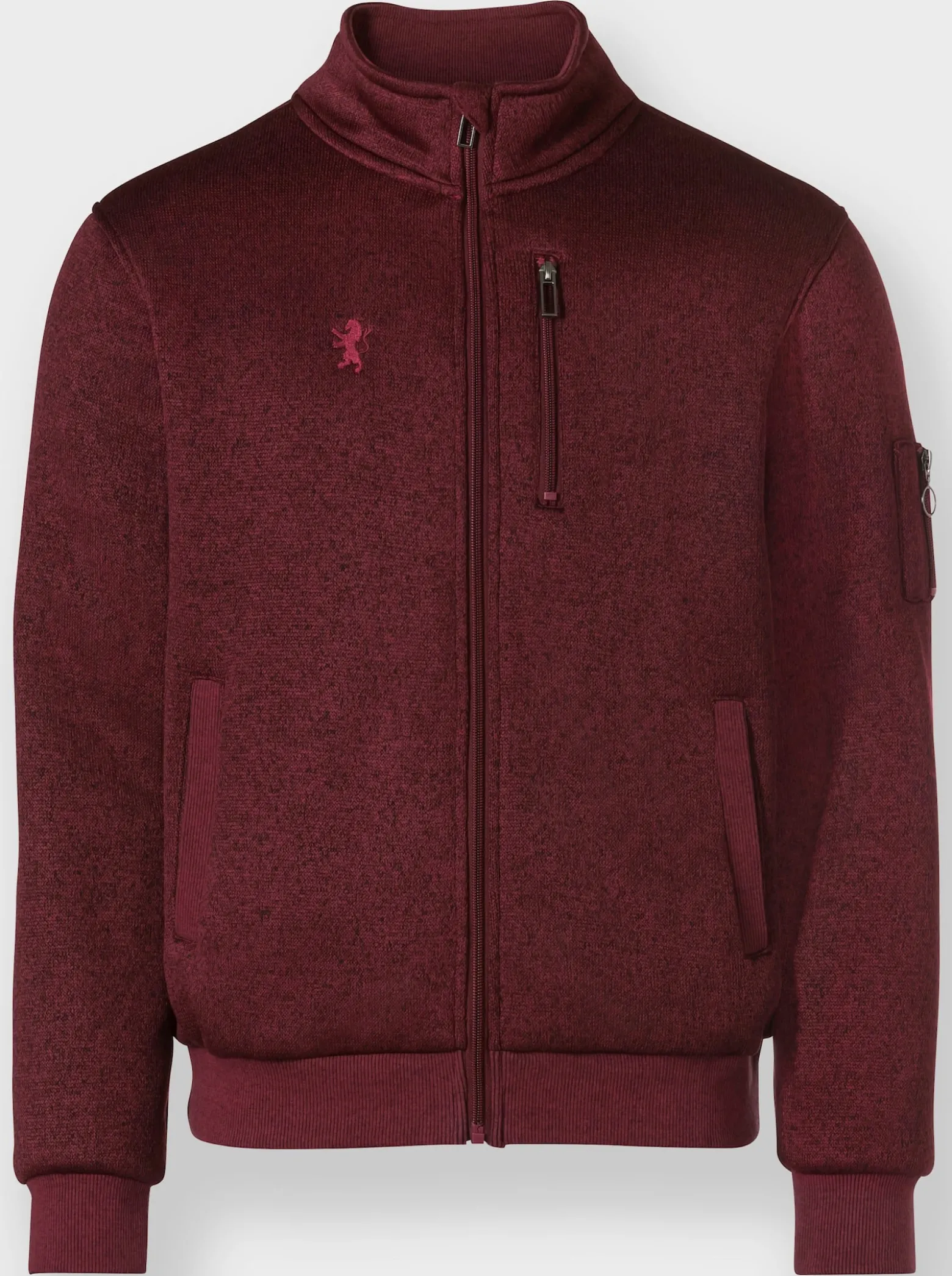 Strickfleece-Jacke