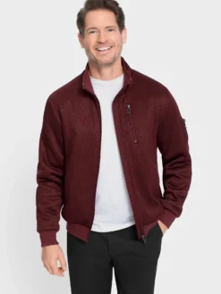 Strickfleece-Jacke