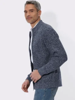 Strickjacke aus Melange-Strick