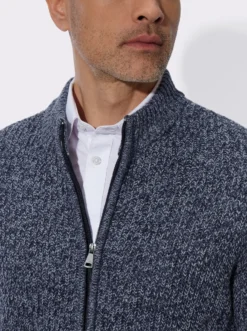 Strickjacke aus Melange-Strick