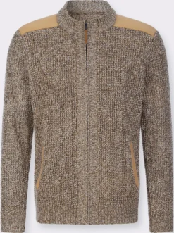 Strickjacke aus Melange-Strick