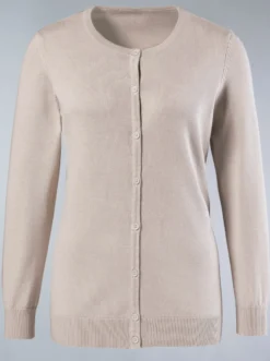 Strickjacke aus reiner Baumwolle