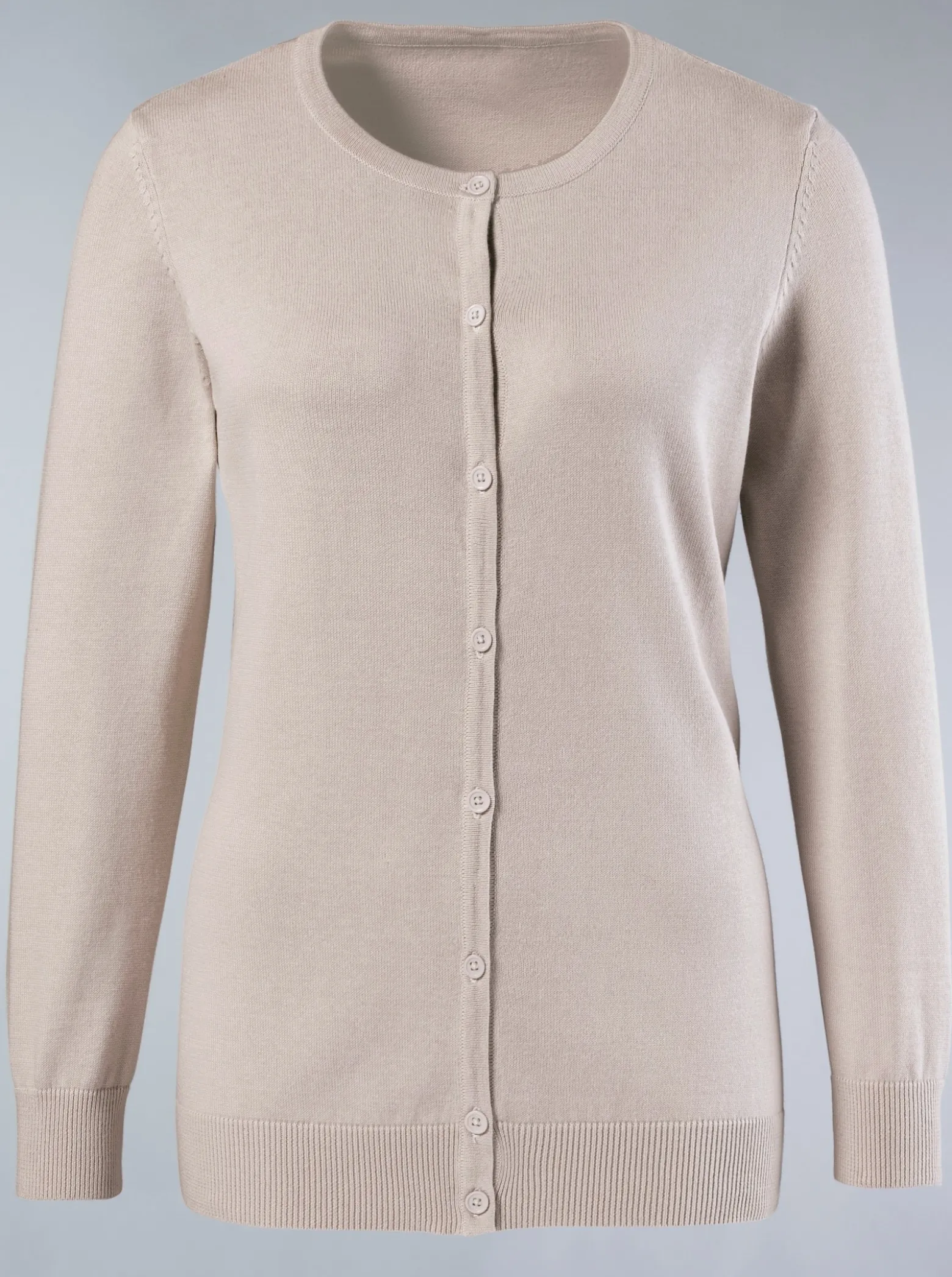 Strickjacke aus reiner Baumwolle