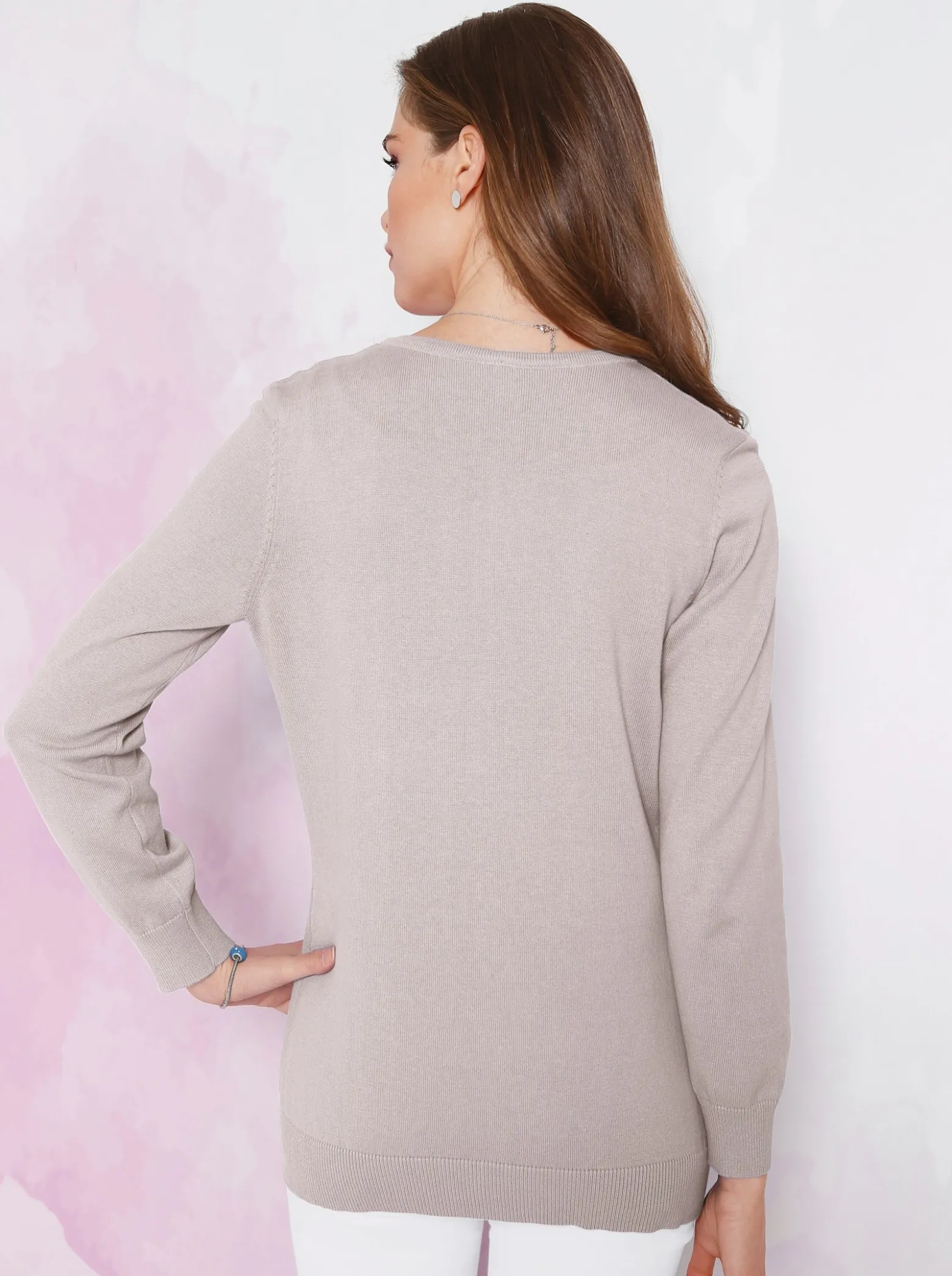 Strickjacke aus reiner Baumwolle