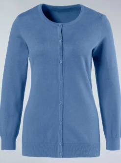 Strickjacke aus reiner Baumwolle