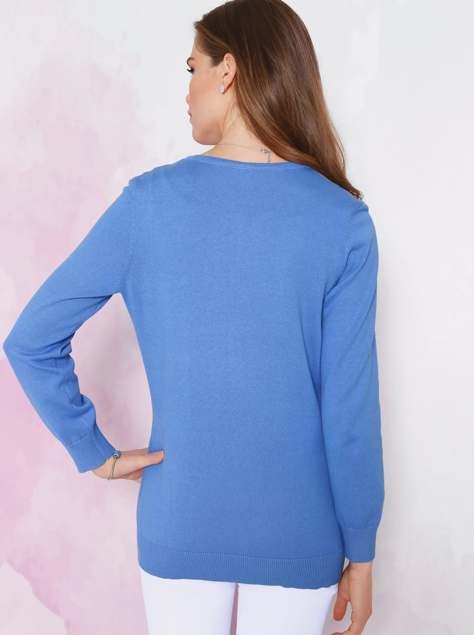 Strickjacke aus reiner Baumwolle