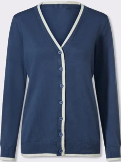 Strickjacke aus reiner Baumwolle