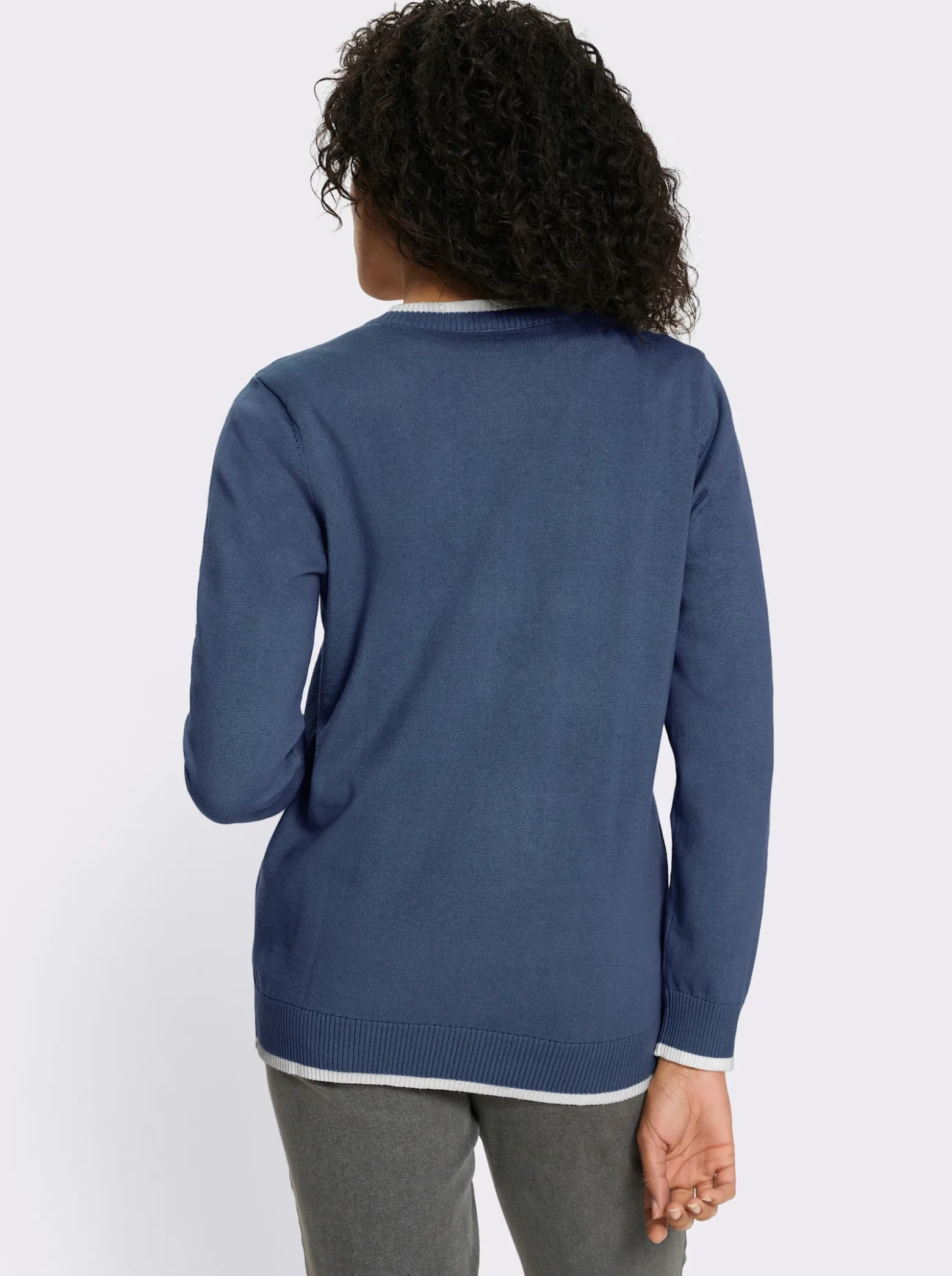 Strickjacke aus reiner Baumwolle