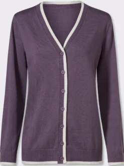 Strickjacke aus reiner Baumwolle