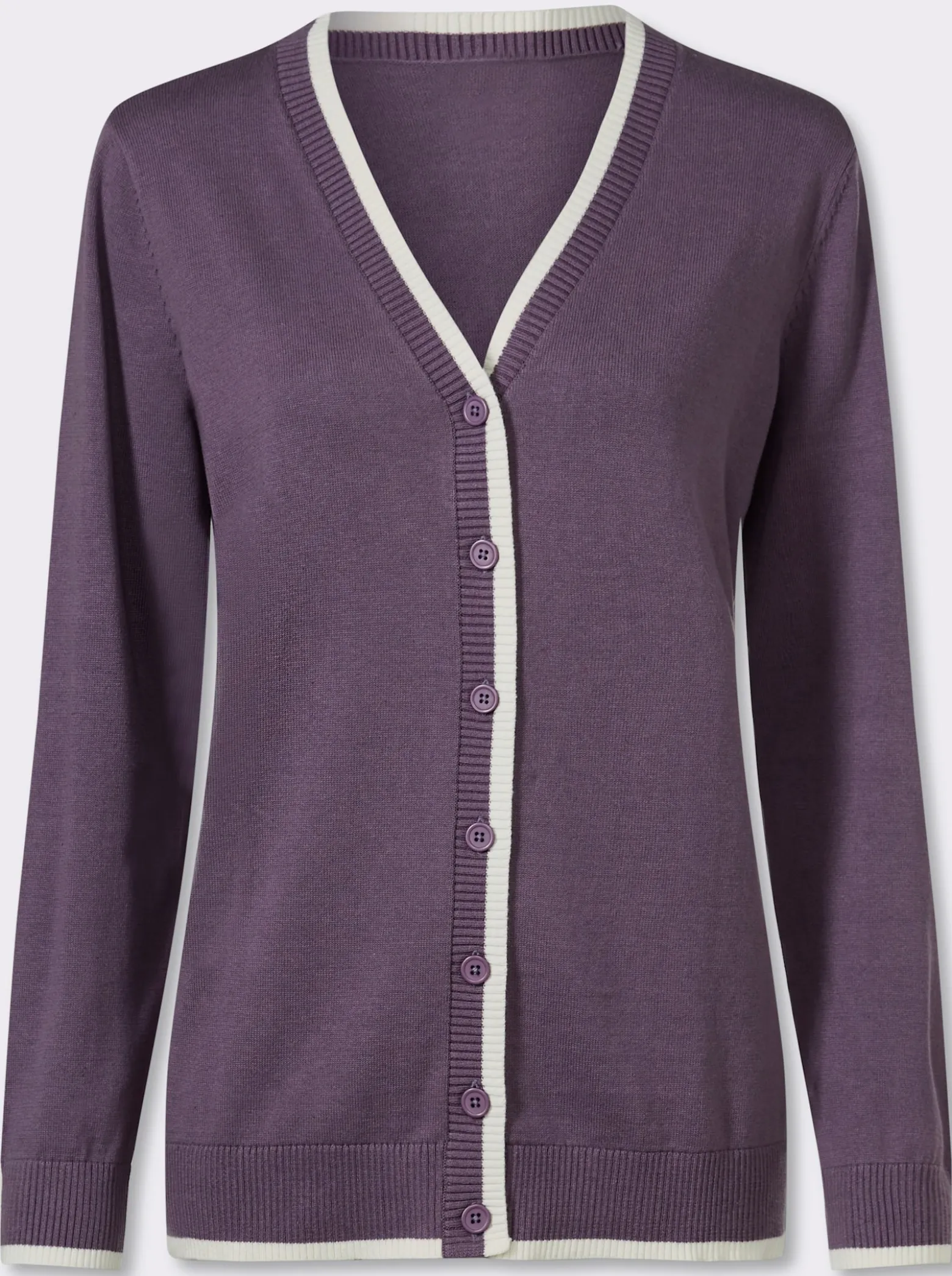 Strickjacke aus reiner Baumwolle