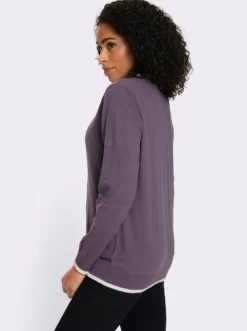 Strickjacke aus reiner Baumwolle