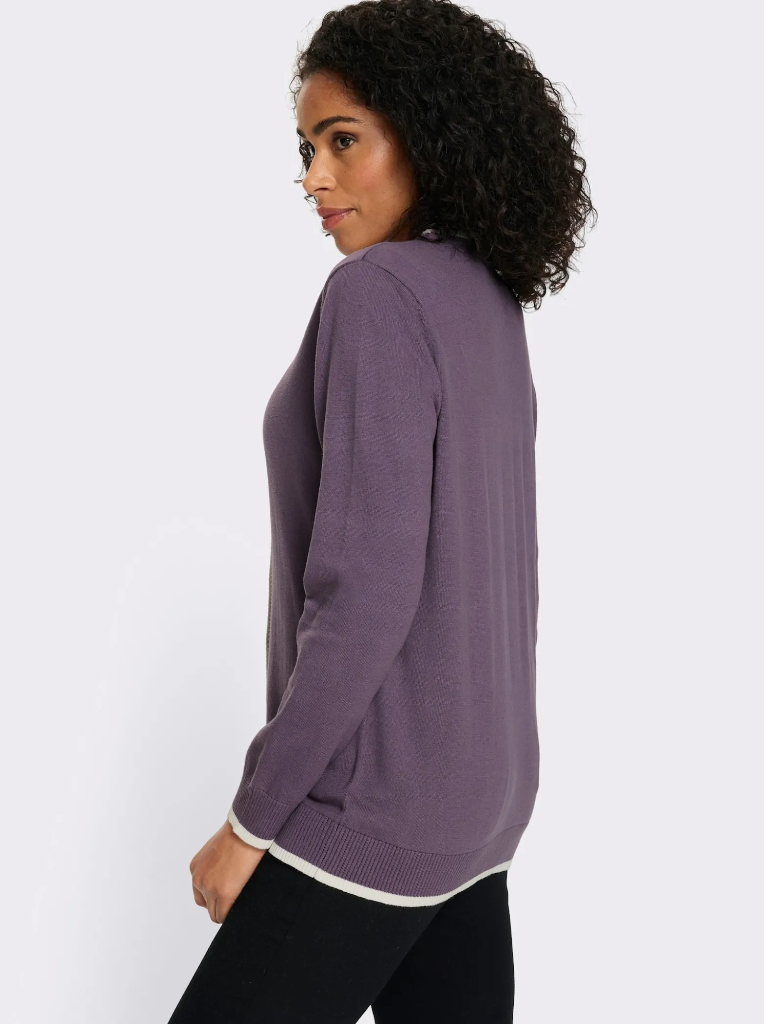 Strickjacke aus reiner Baumwolle