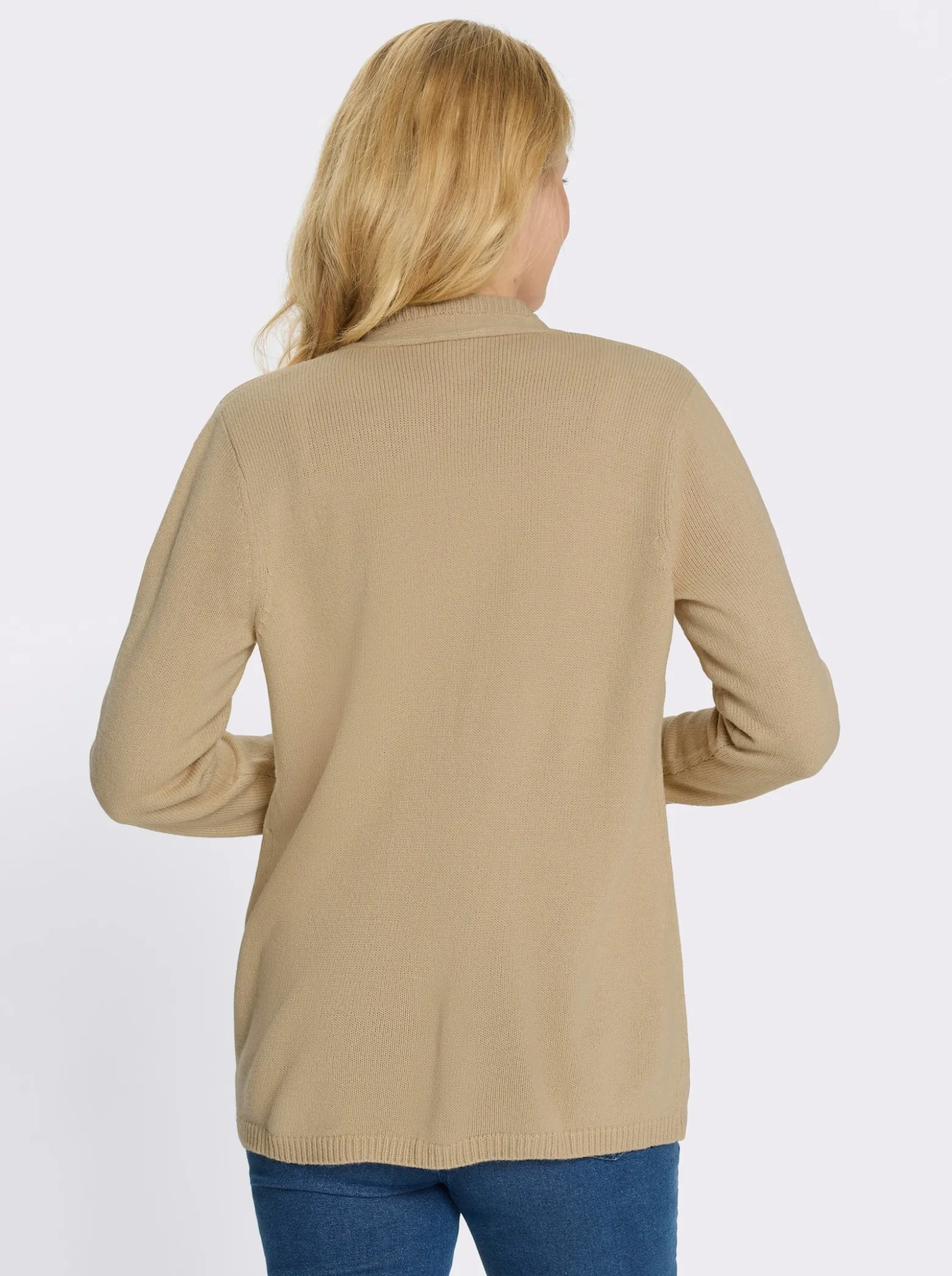 Strickjacke im floralen Dessin