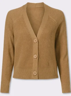 Strickjacke im Patentstrick