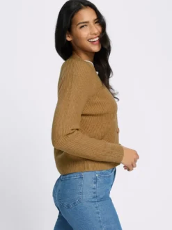 Strickjacke im Patentstrick
