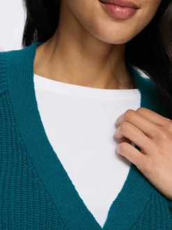 Strickjacke im Patentstrick