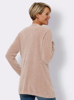 Strickjacke in Chenille-Qualität