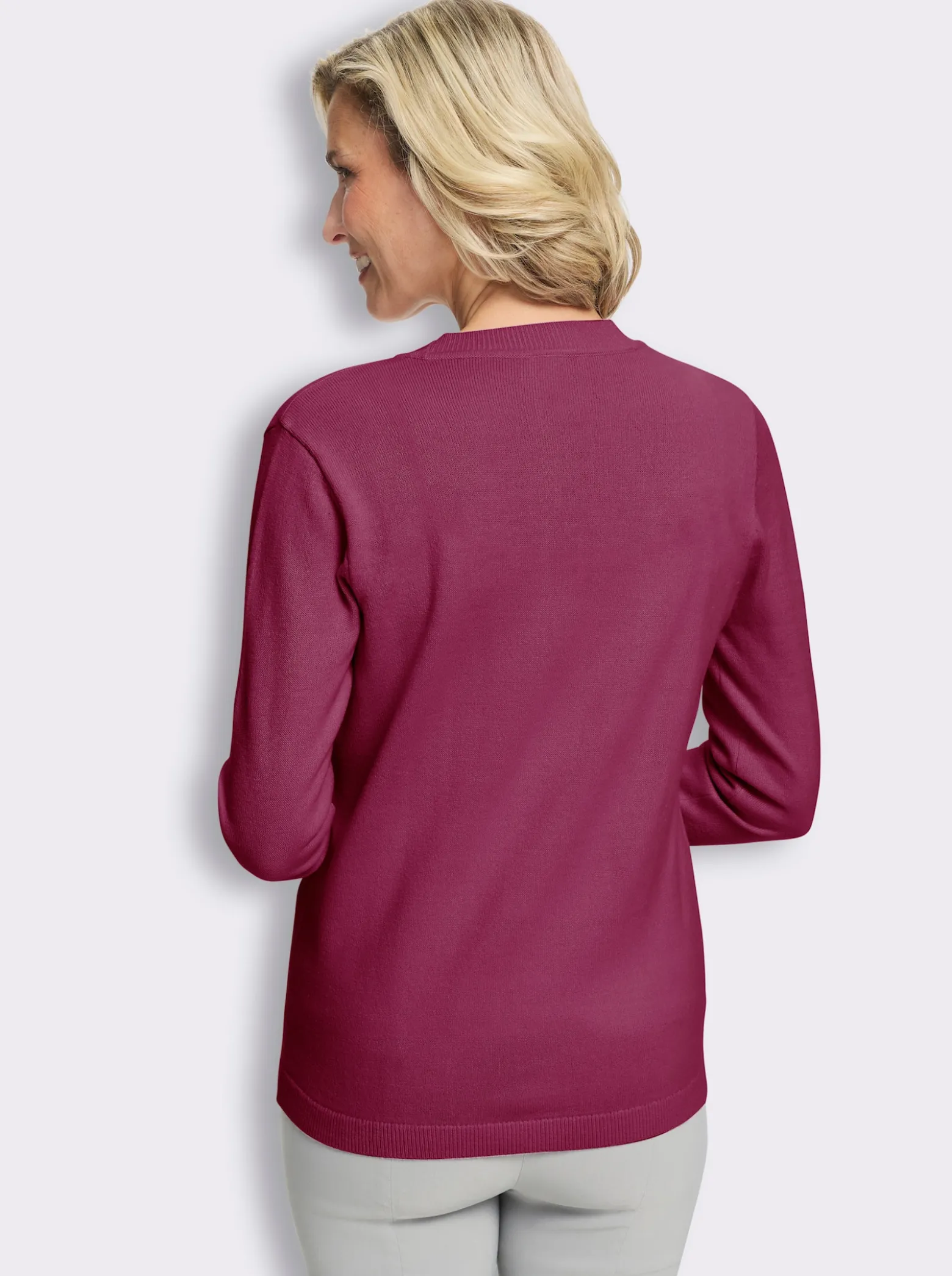 Strickjacke in Feinstrick-Qualität