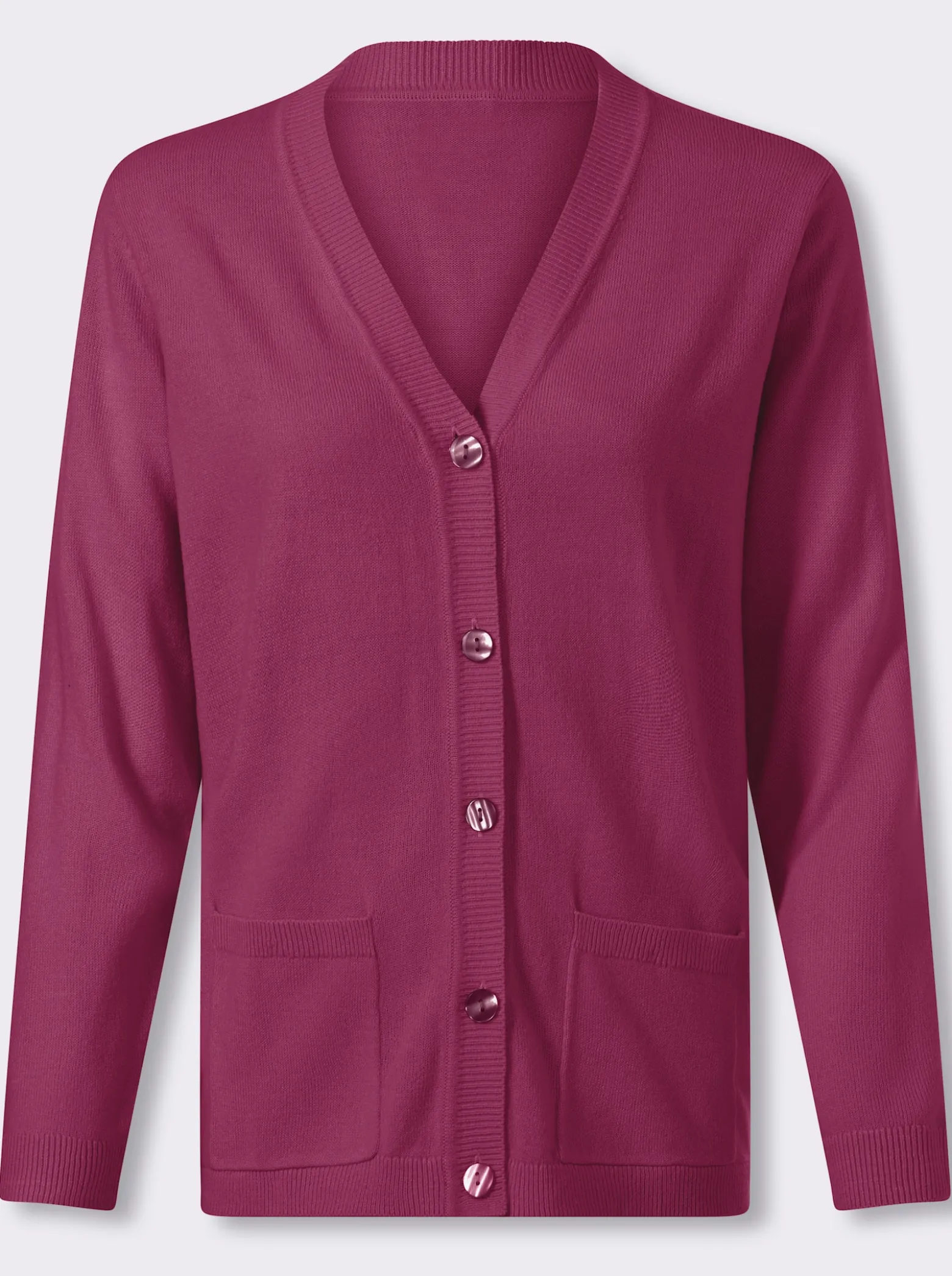 Strickjacke in Feinstrick-Qualität