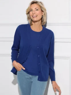 Strickjacke in Feinstrick-Qualität