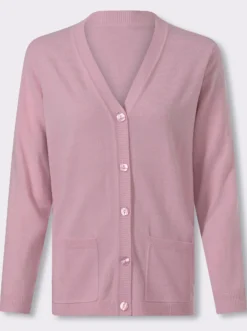 Strickjacke in Feinstrick-Qualität