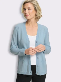 Strickjacke in Feinstrick-Qualität